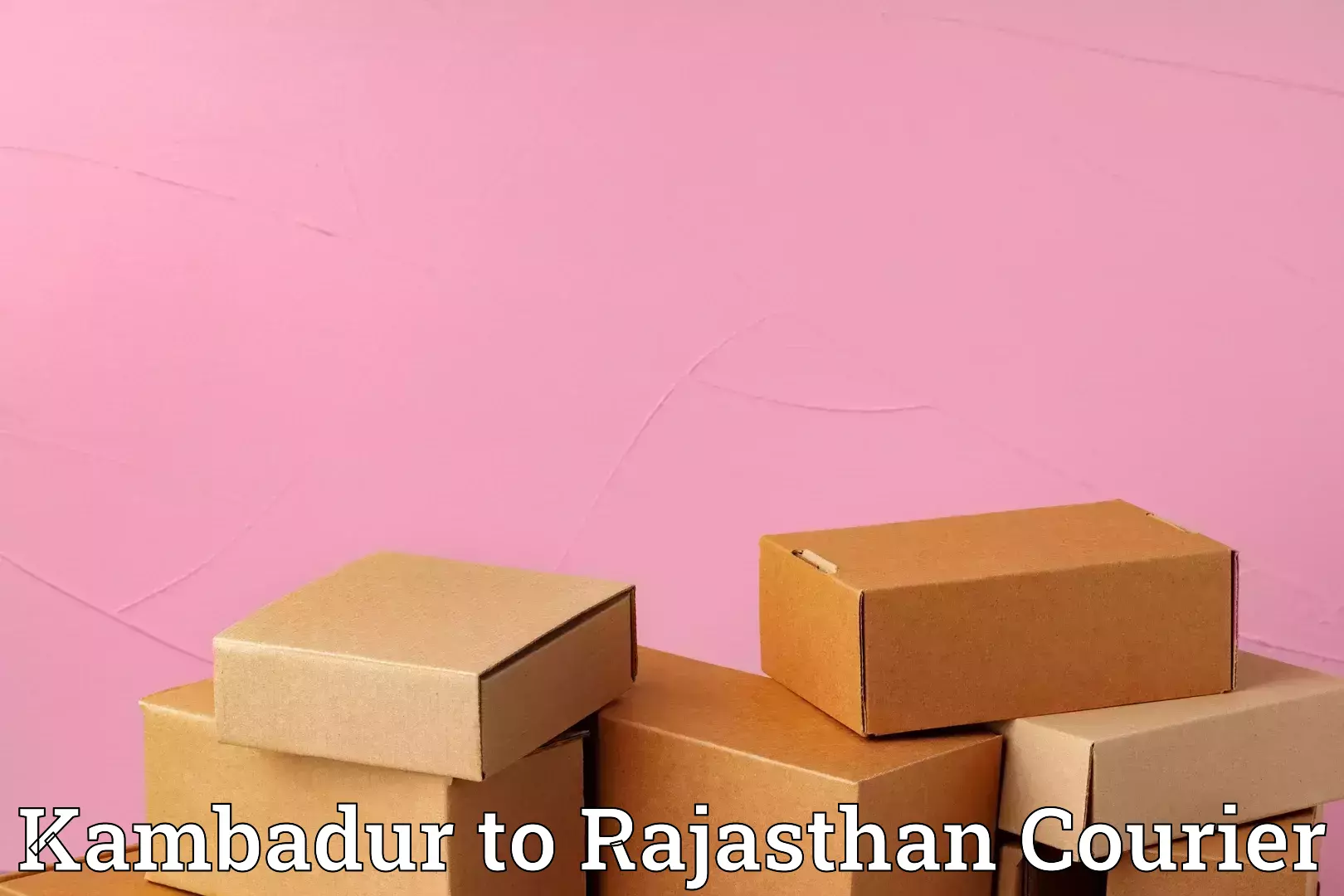 Fast track baggage delivery Kambadur to Bijainagar