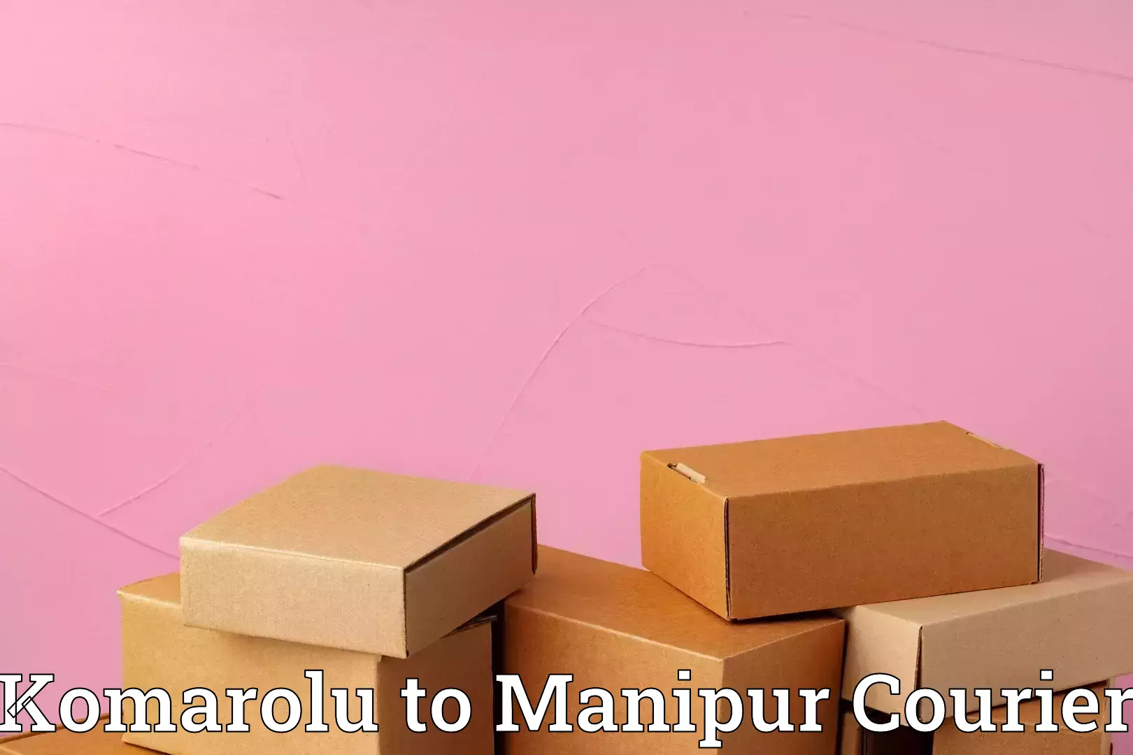 Doorstep luggage collection Komarolu to Senapati