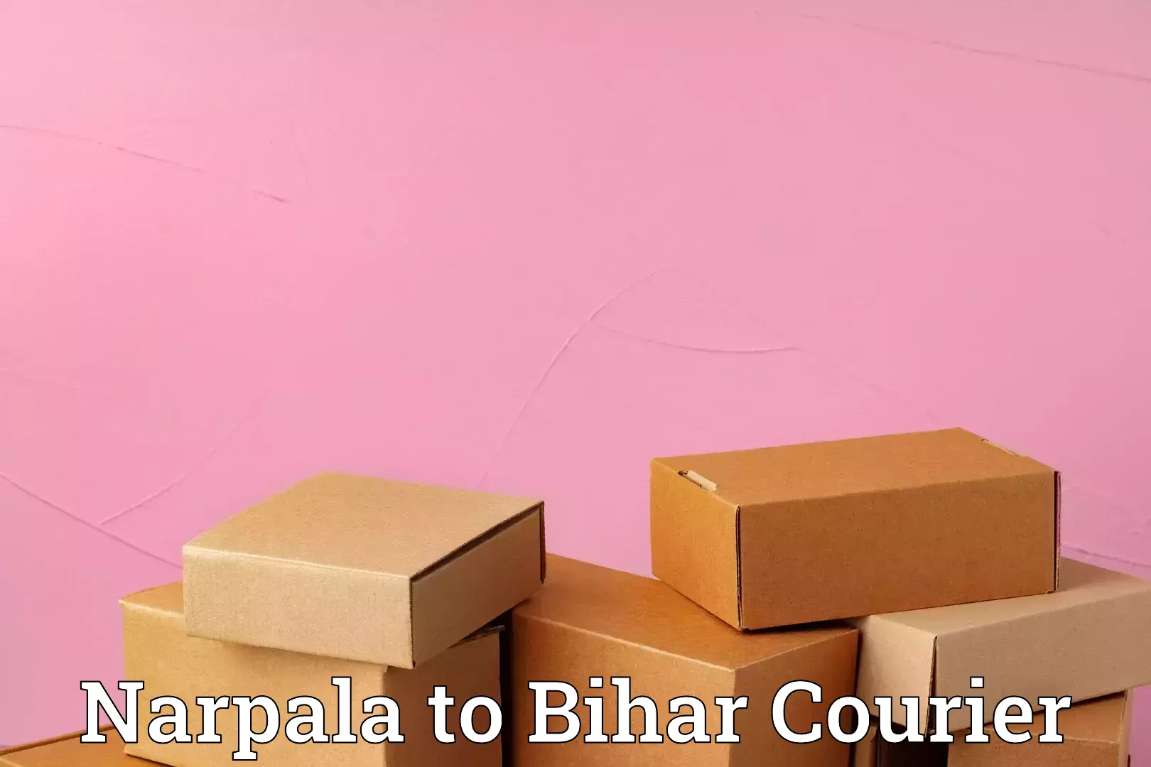 Luggage courier planning in Narpala to Laheriasarai