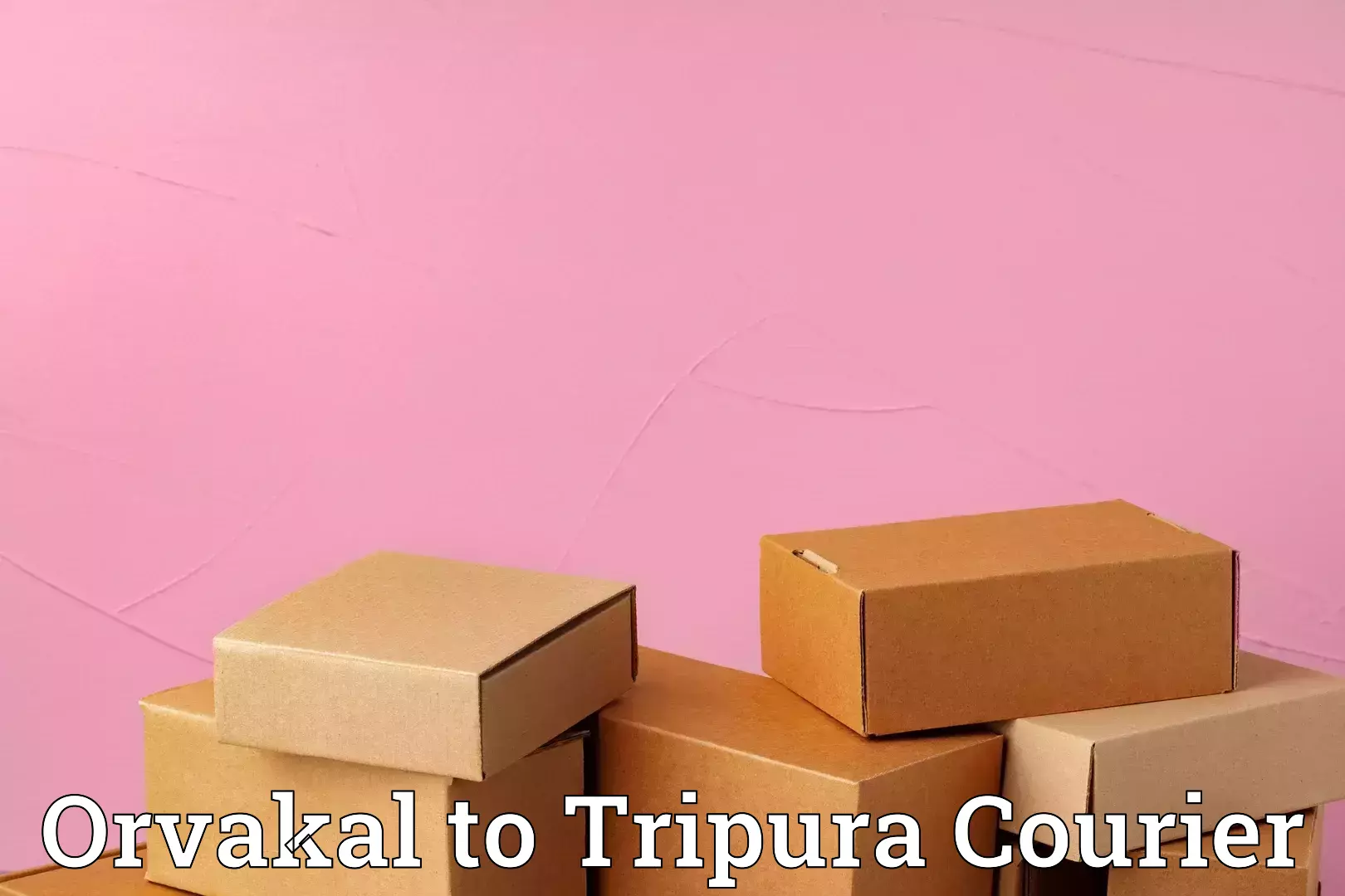 Baggage courier rates Orvakal to Kamalpur