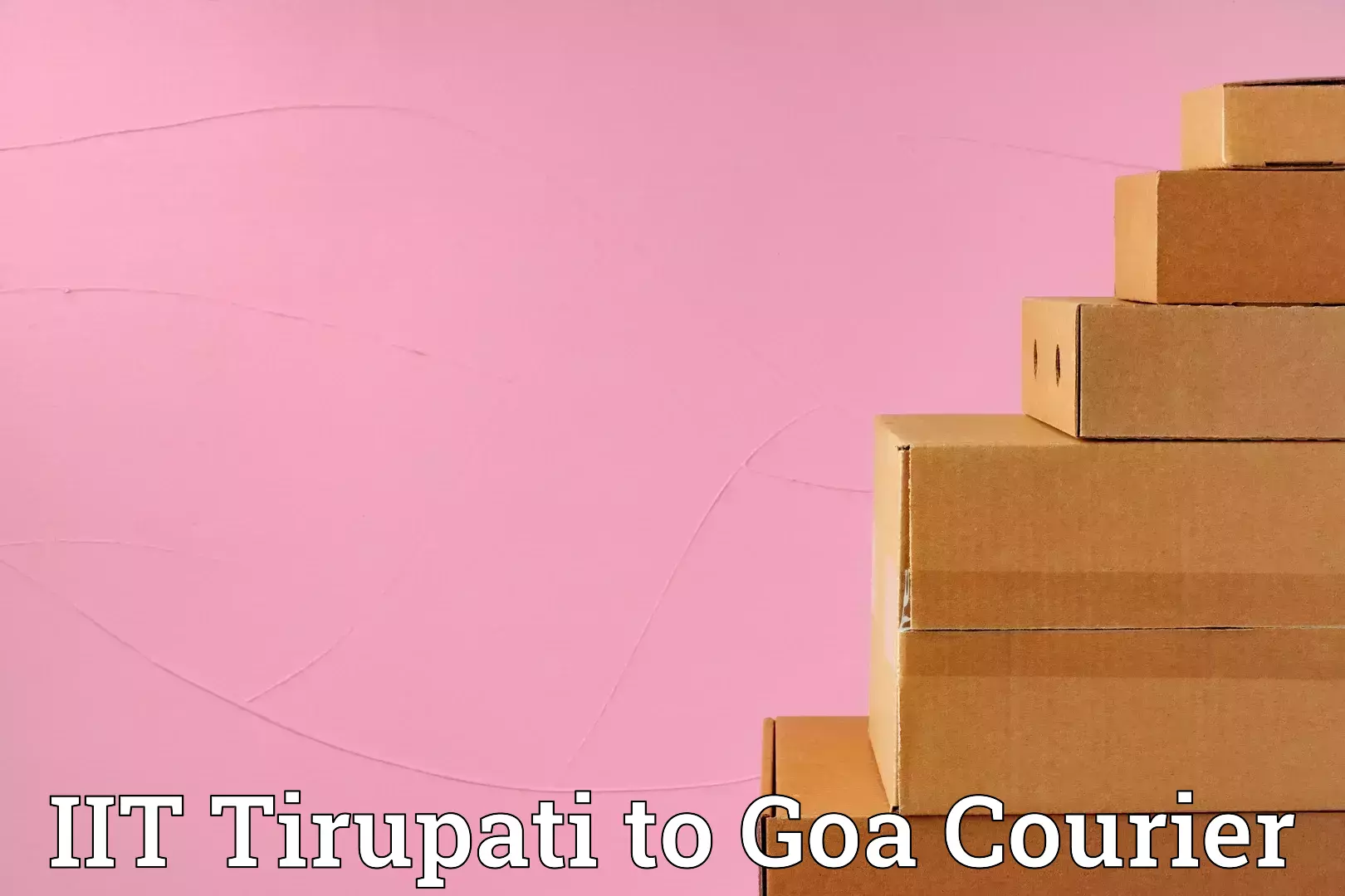 Luggage courier network IIT Tirupati to Mormugao Port