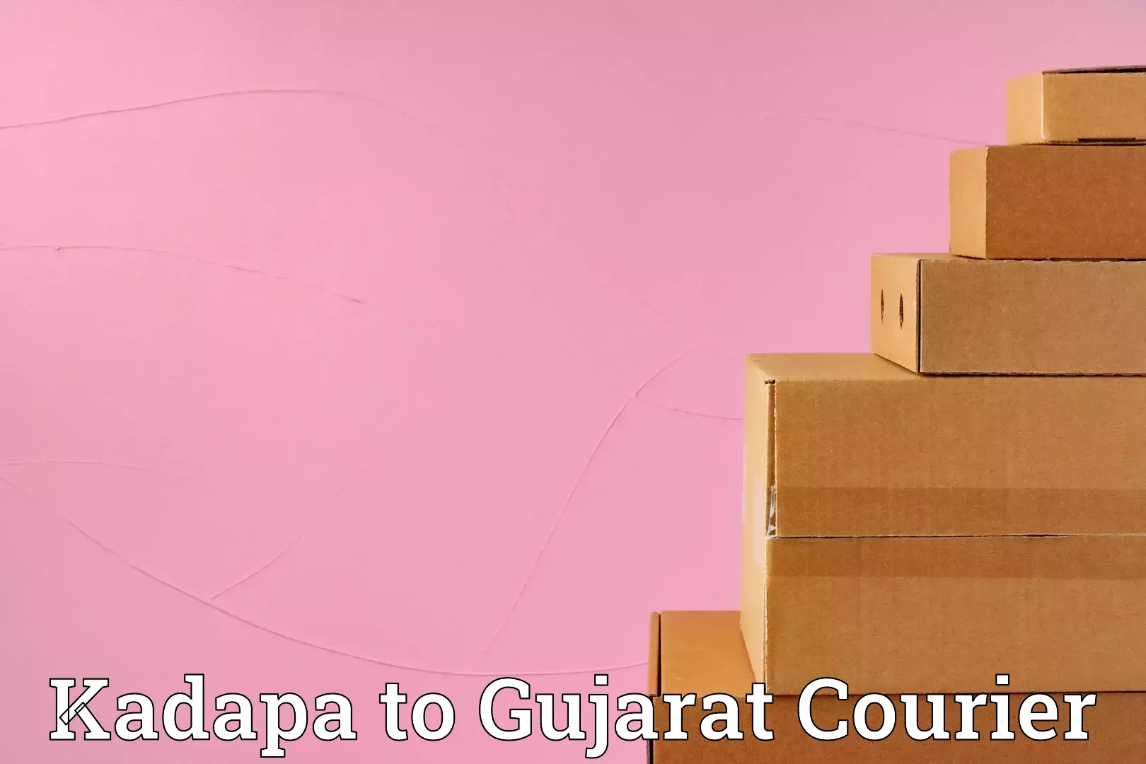 Baggage courier solutions Kadapa to Patan Gujarat