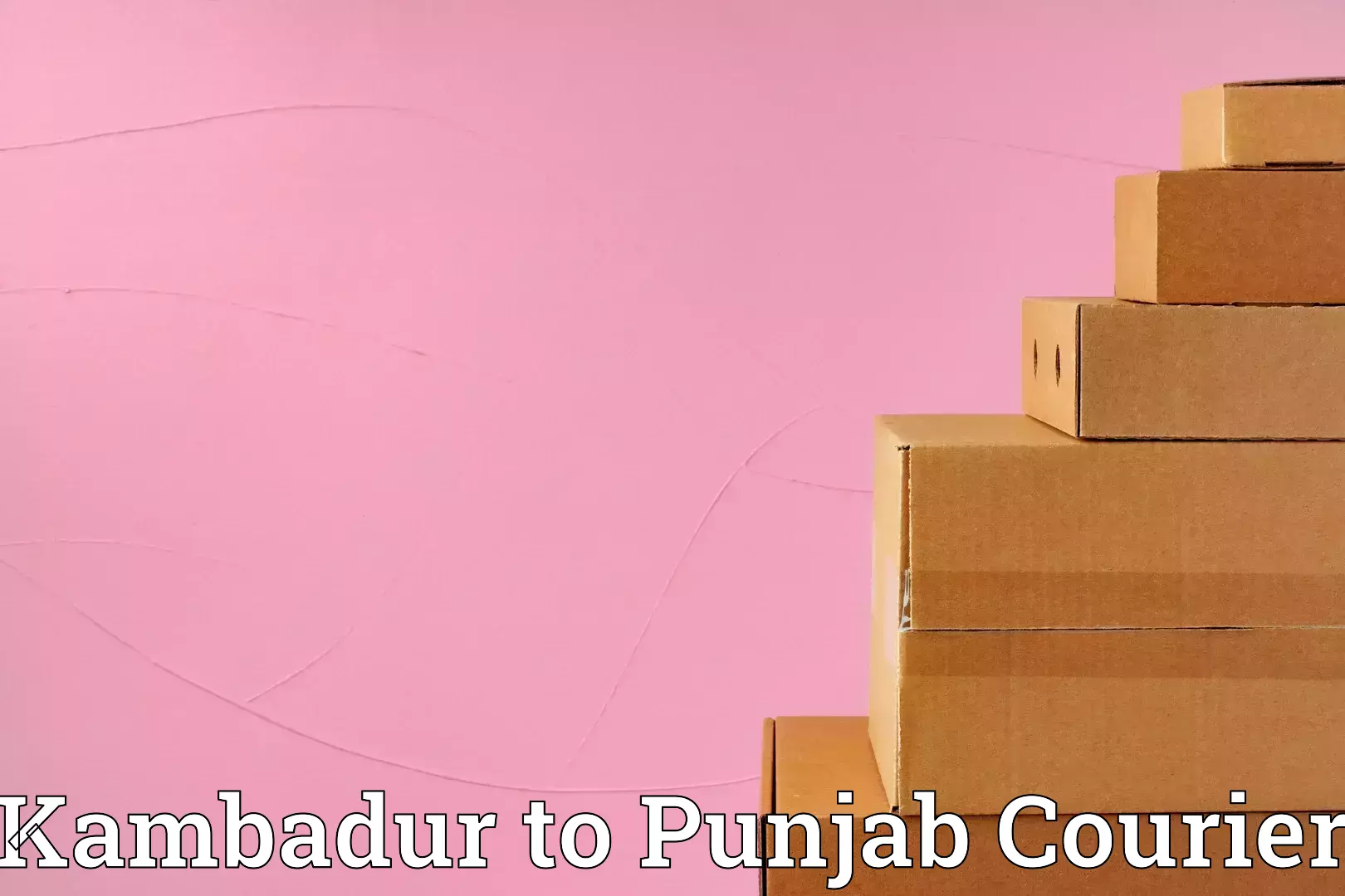 Personal effects shipping Kambadur to Pathankot