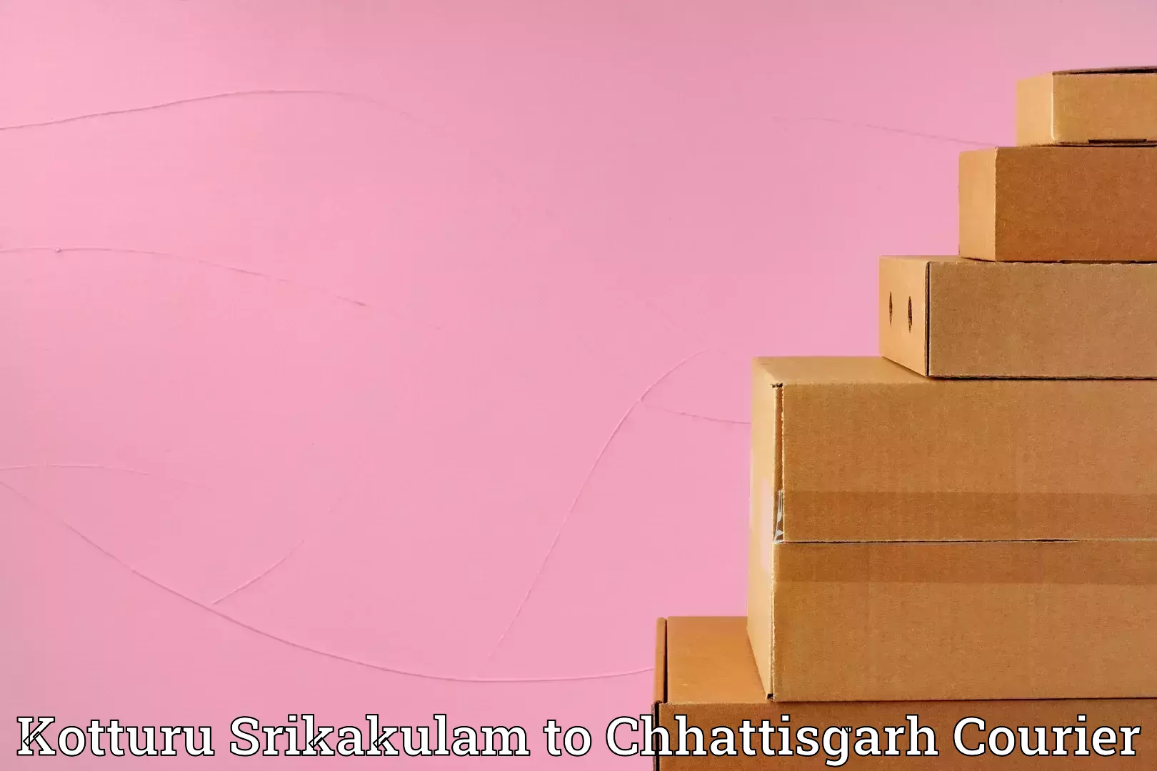 Door to hotel baggage transport Kotturu Srikakulam to Baikunthpur