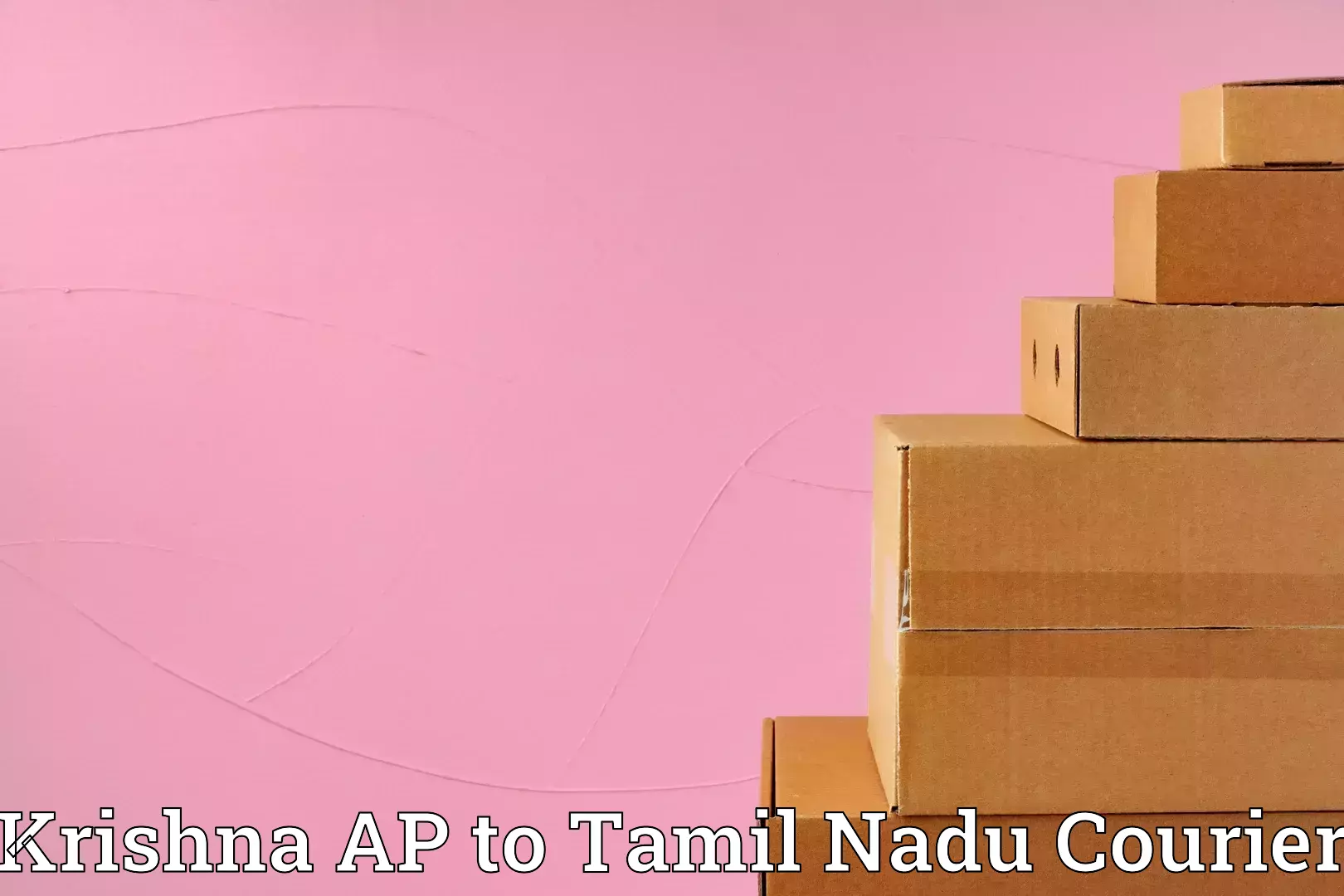 Affordable luggage courier Krishna AP to Gummidipoondi