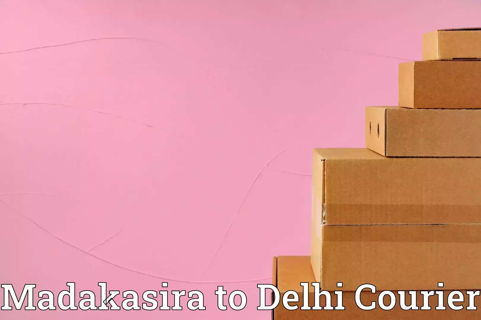 Baggage courier optimization Madakasira to NIT Delhi