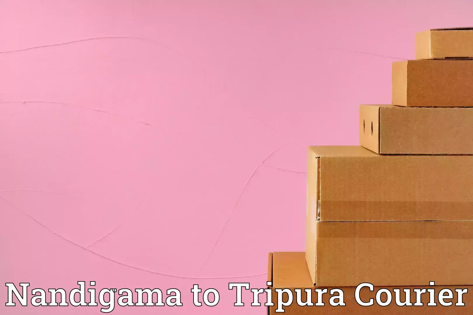 Baggage delivery management Nandigama to Tripura