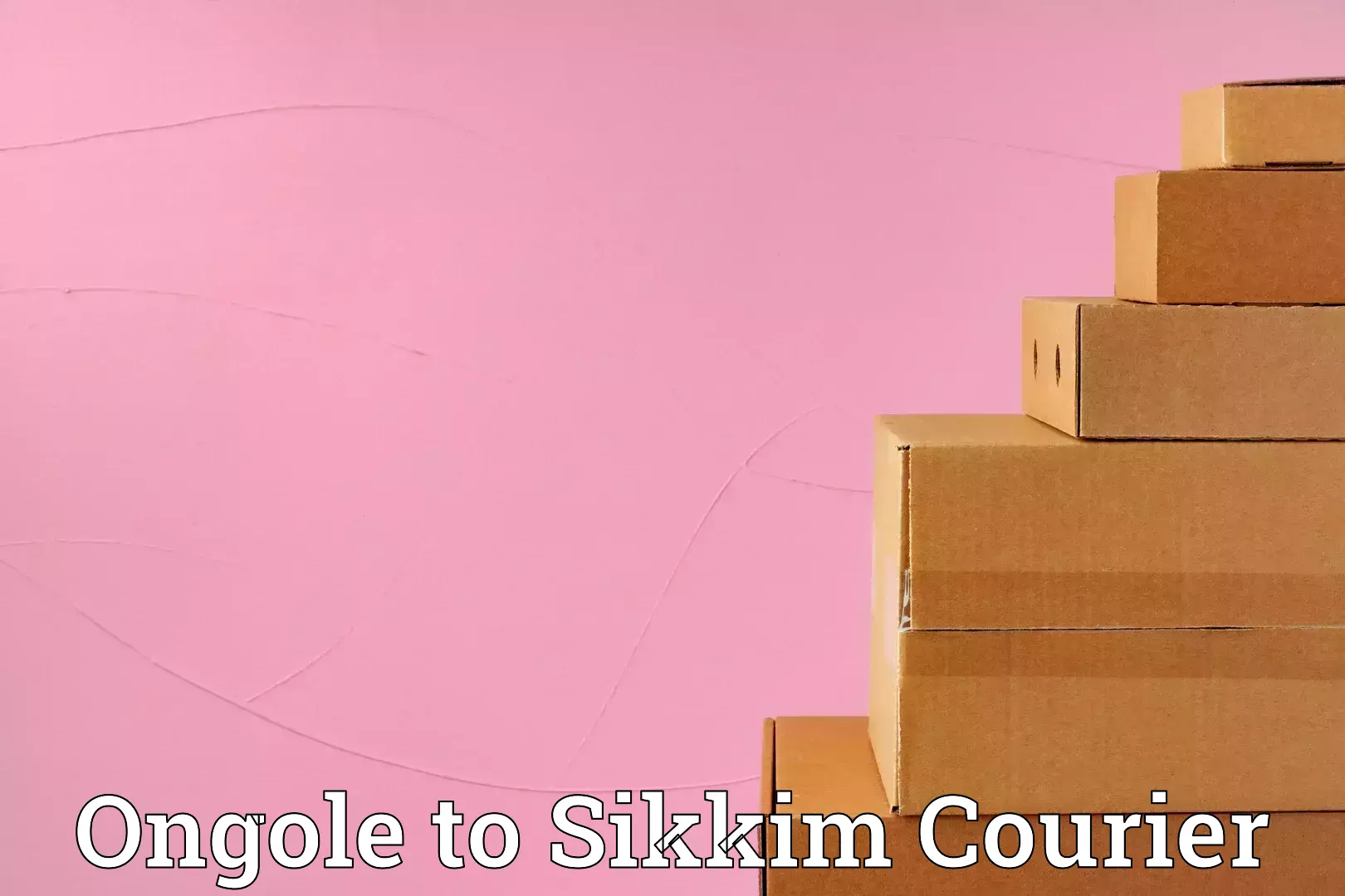 Luggage shipment processing Ongole to South Sikkim