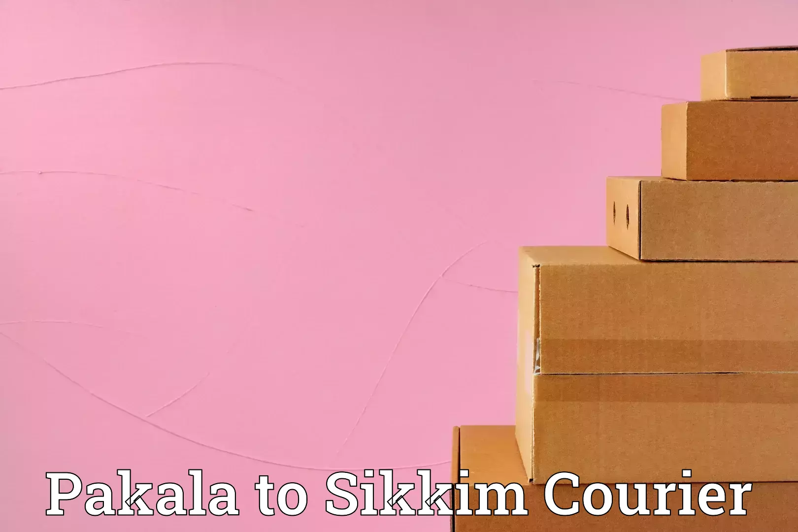 Baggage courier calculator Pakala to Pelling