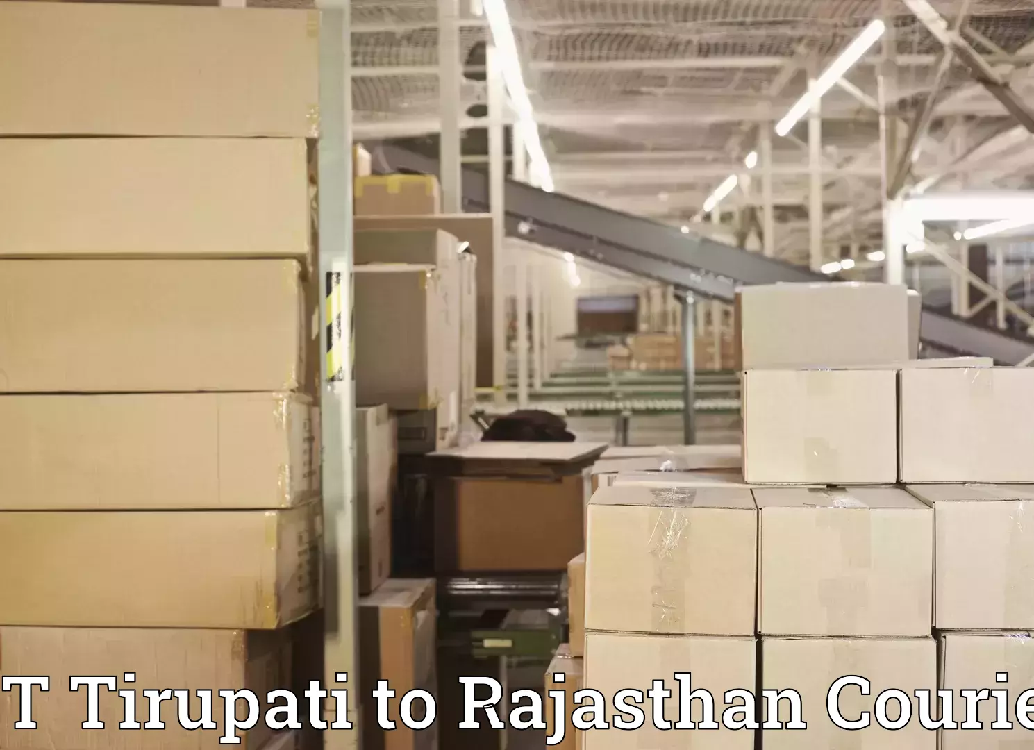 Baggage courier insights IIT Tirupati to Khinwara