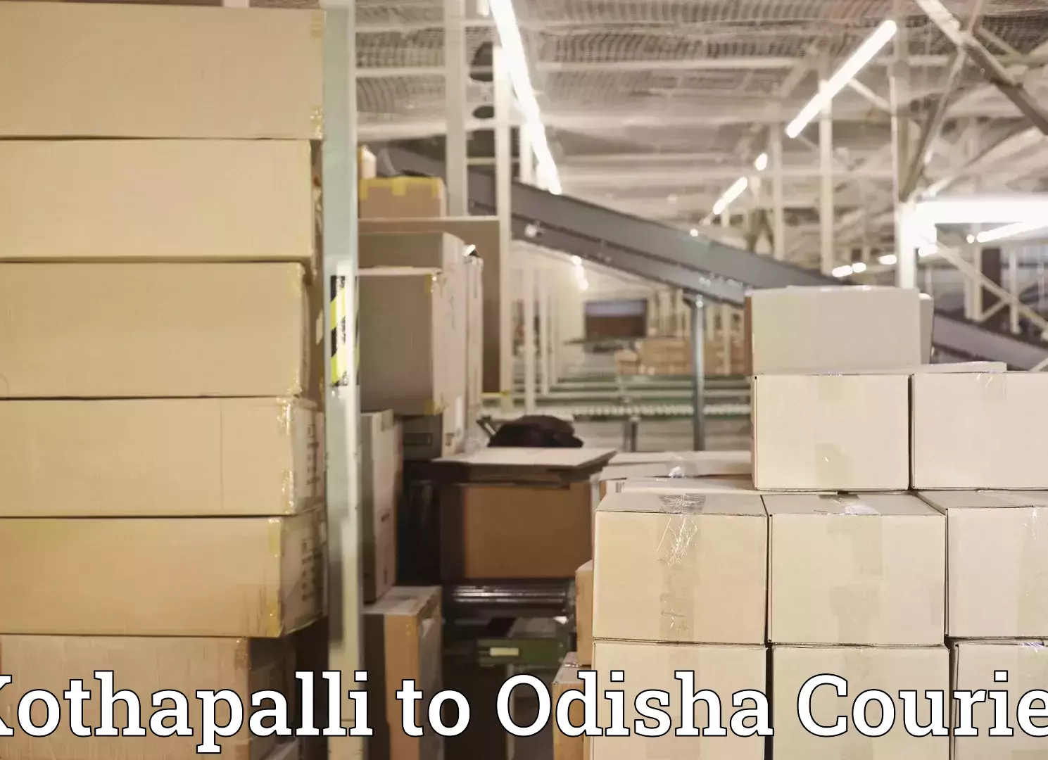 Single item baggage courier Kothapalli to Birmaharajpur