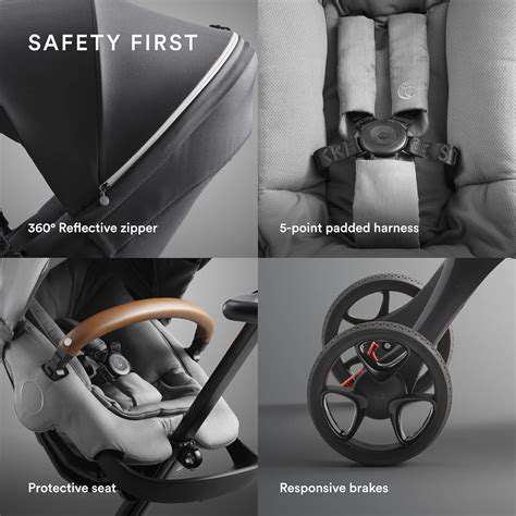 StrollerFeaturesforEnhancedSafetyandSupport