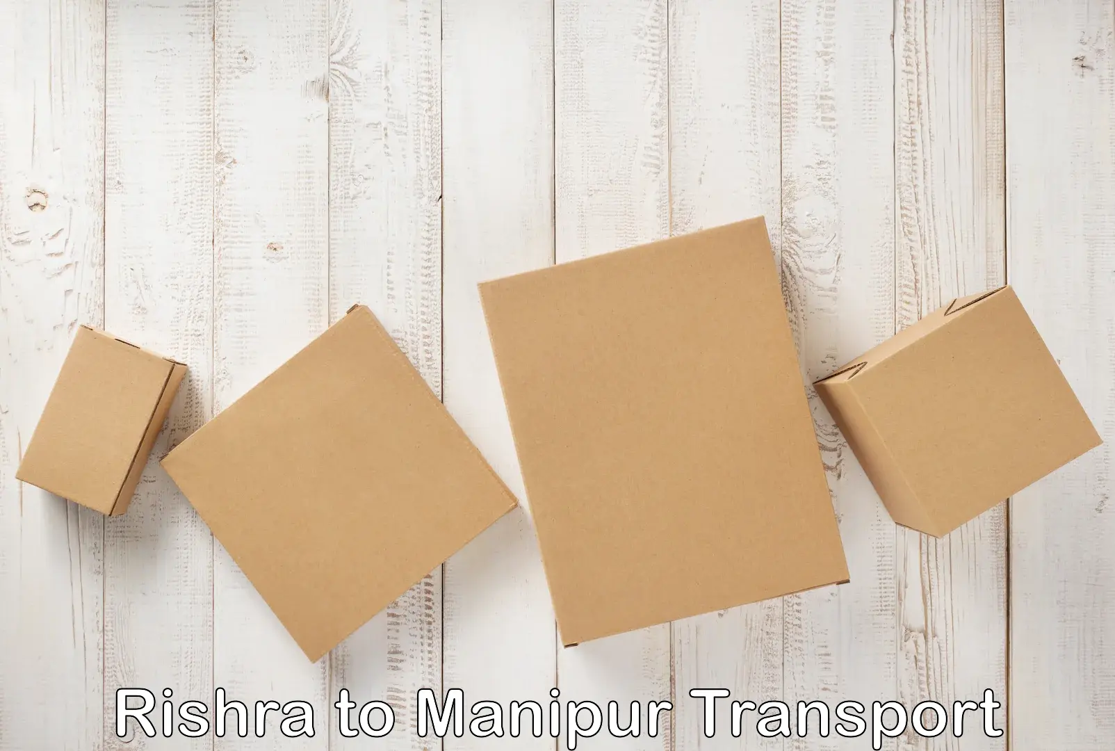 Two wheeler parcel service Rishra to Manipur