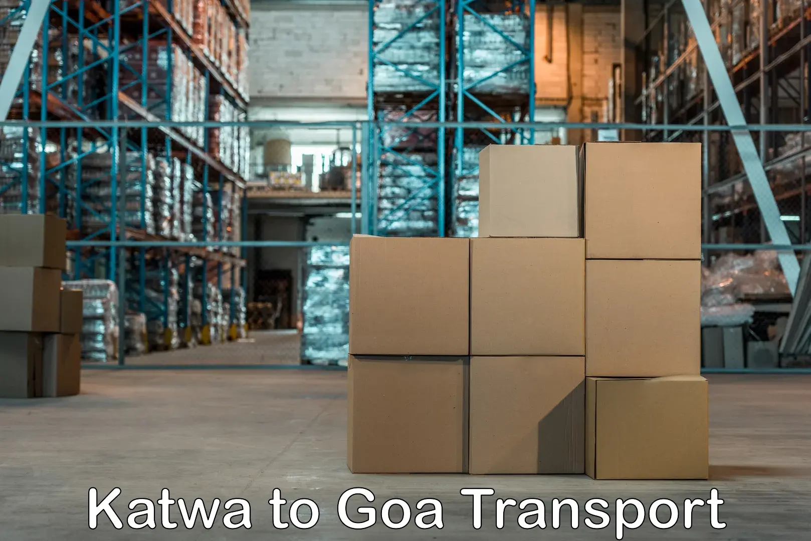 Interstate goods transport Katwa to Sanvordem
