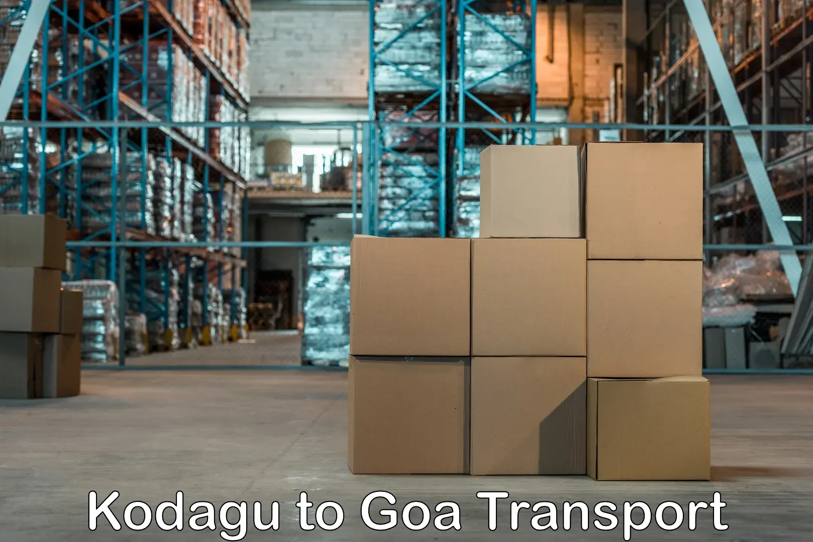Luggage transport services Kodagu to Margao