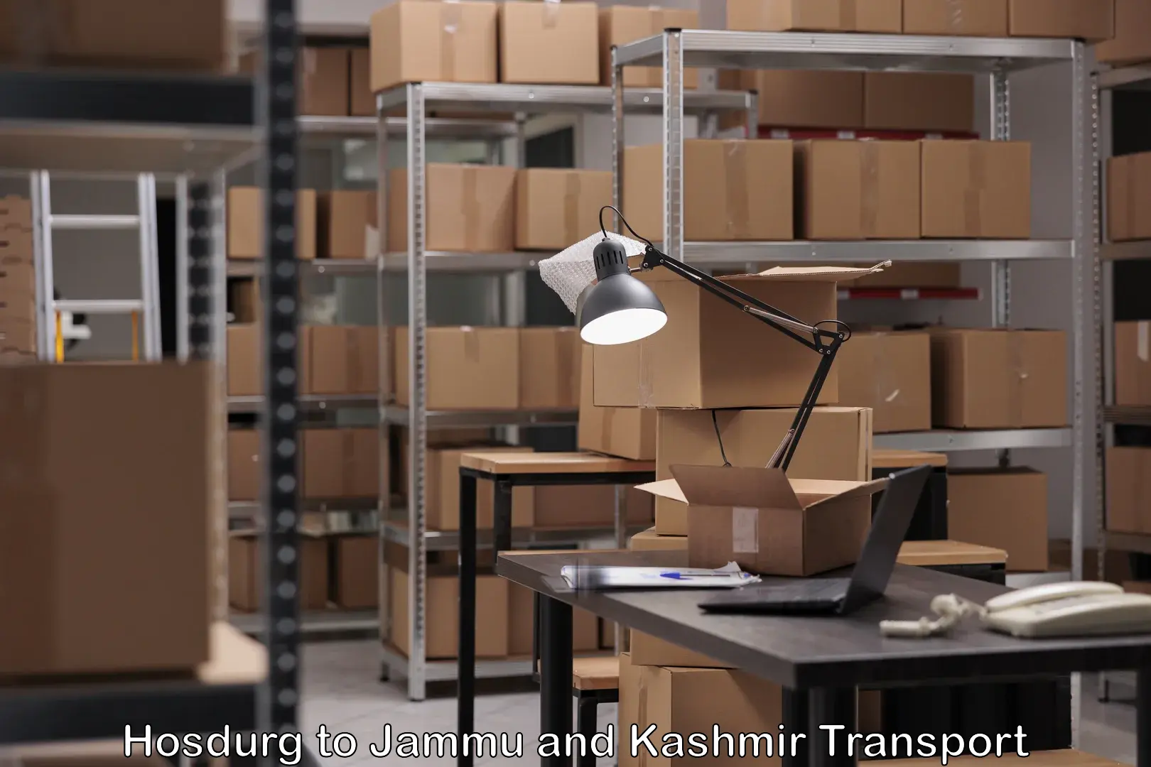 Commercial transport service Hosdurg to Jammu and Kashmir