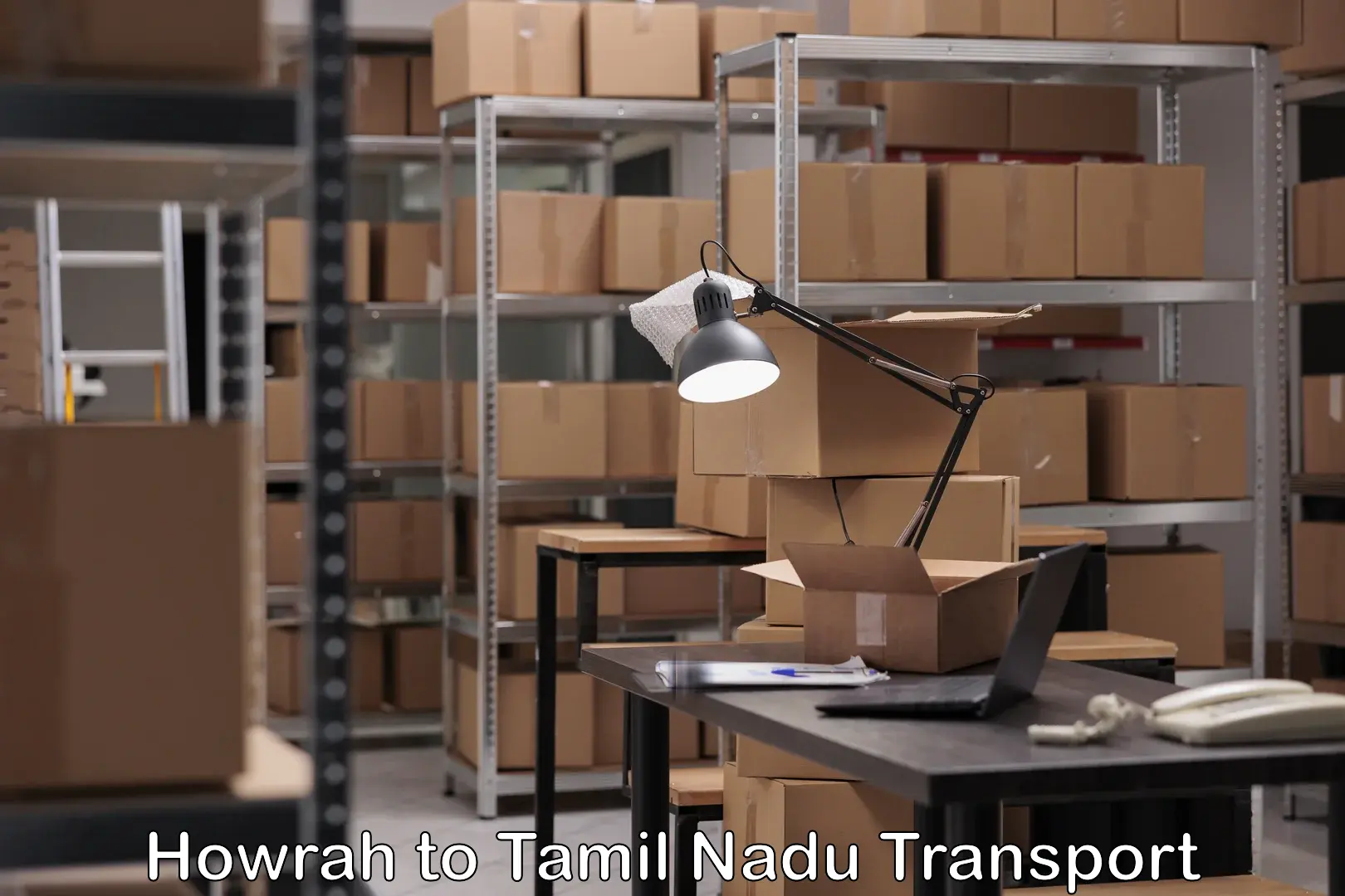 Material transport services Howrah to Bharath Institute of Higher Education and Research Chennai