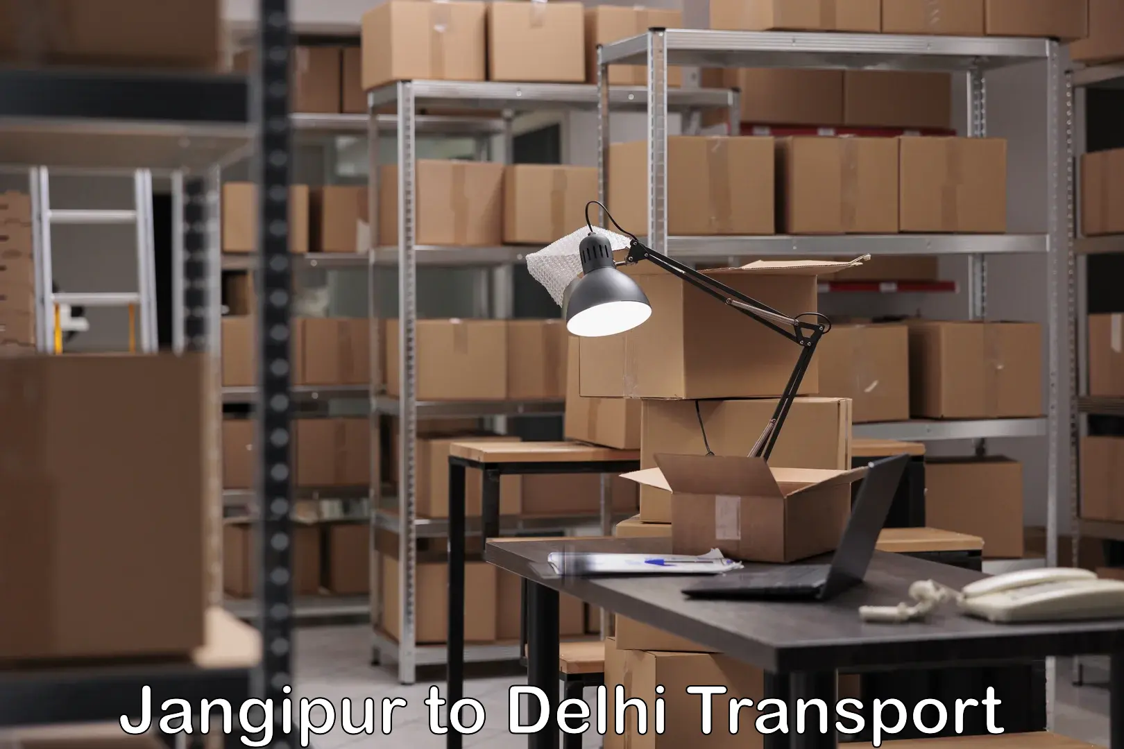 Container transport service Jangipur to Delhi