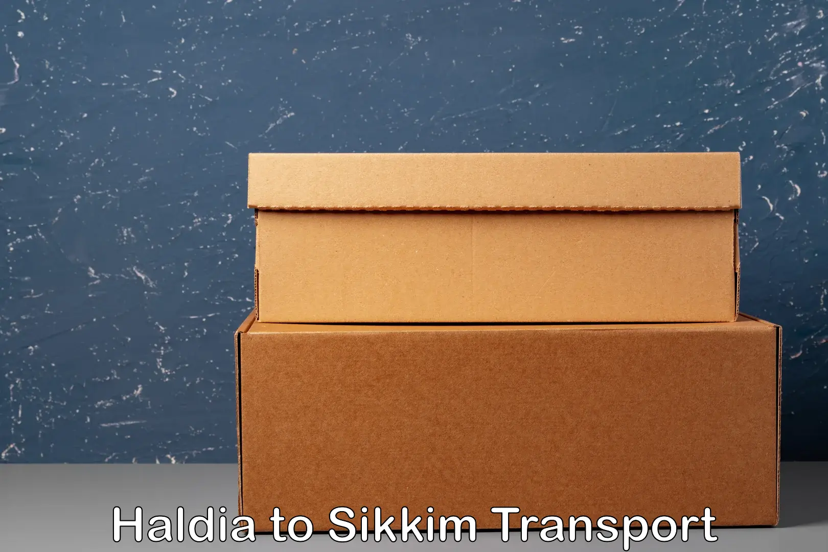 Material transport services in Haldia to Gangtok