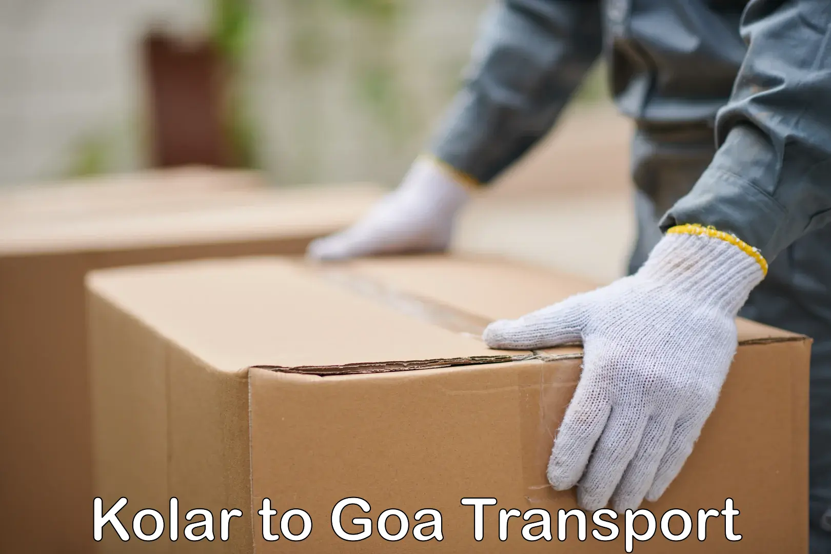 India truck logistics services Kolar to Panjim