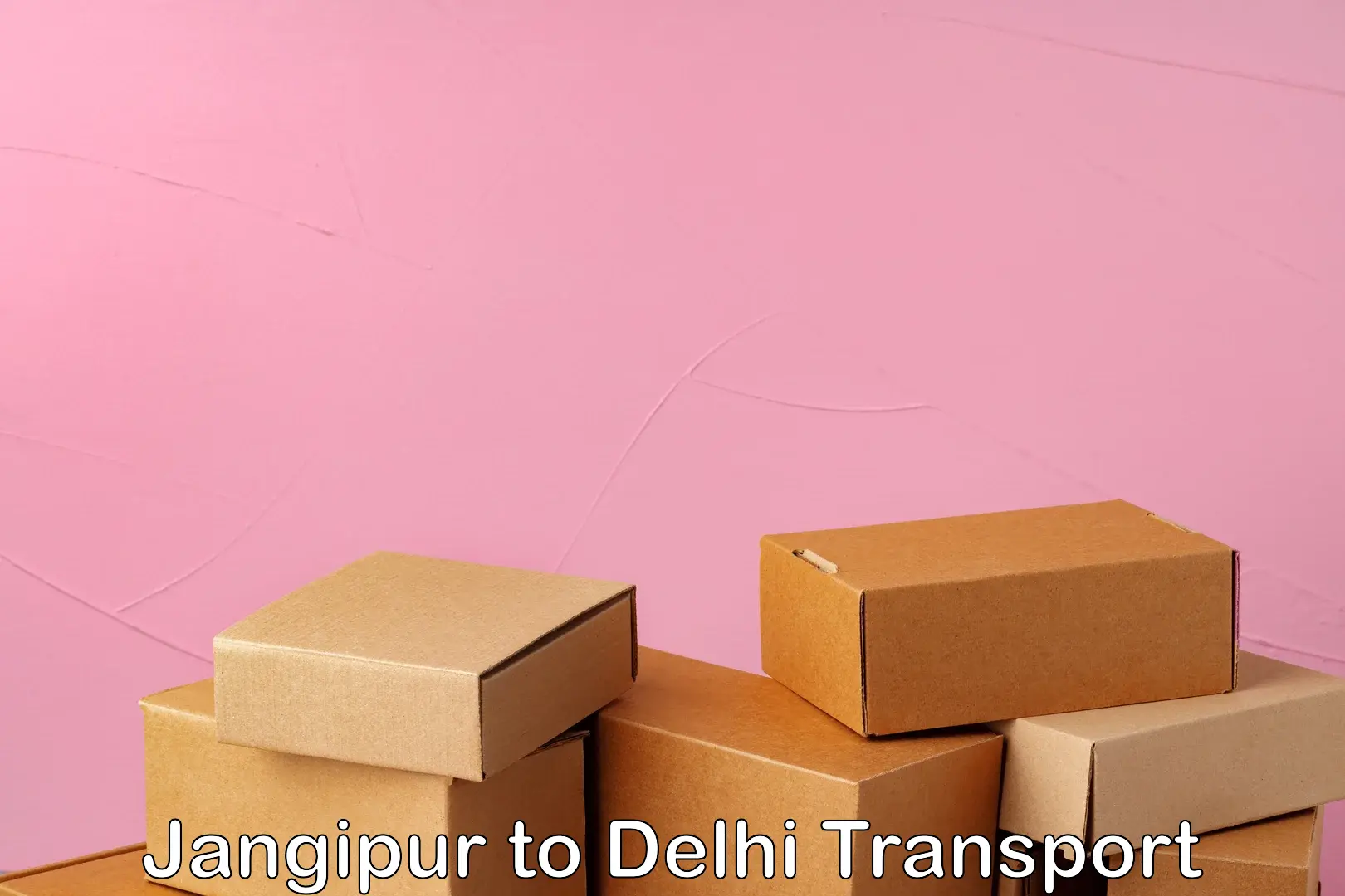 Cargo train transport services Jangipur to Jamia Millia Islamia New Delhi