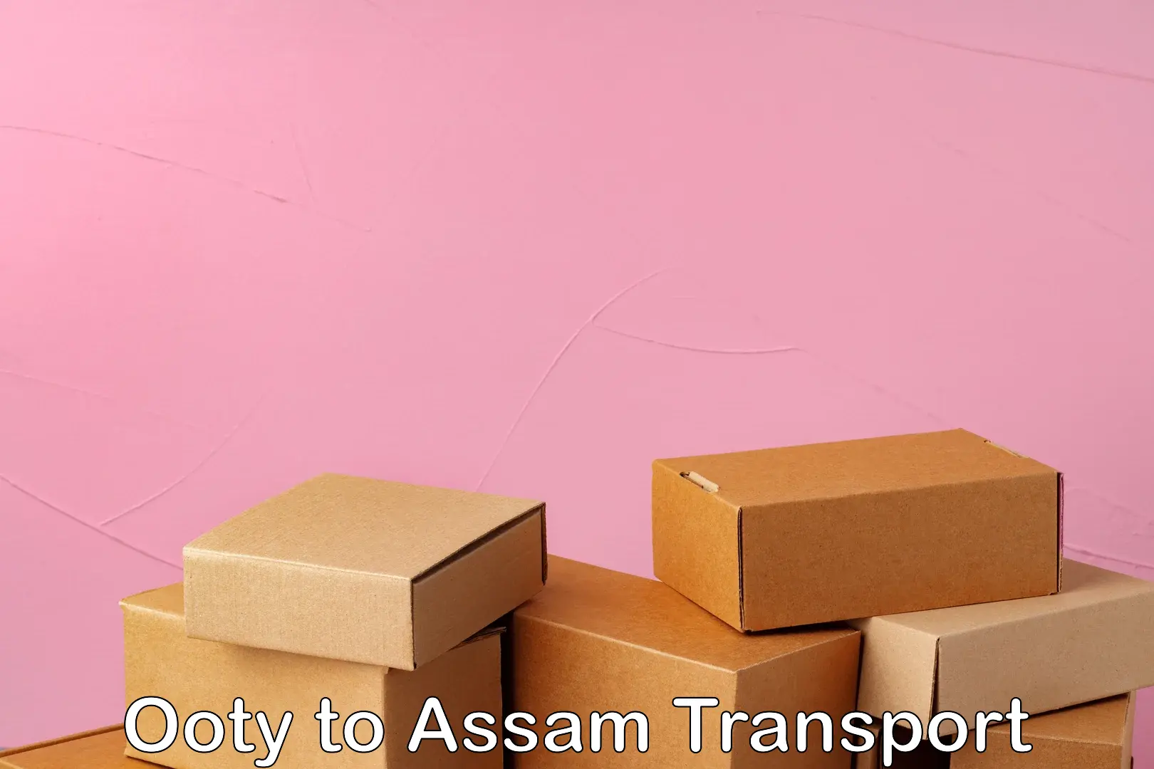 Cargo train transport services Ooty to Assam