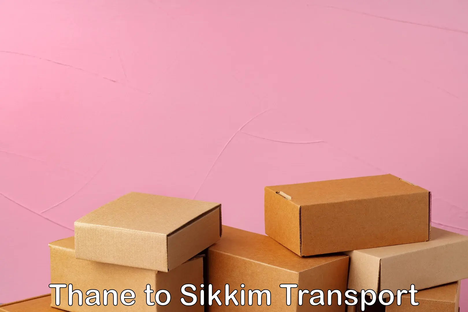 Logistics transportation services Thane to Sikkim