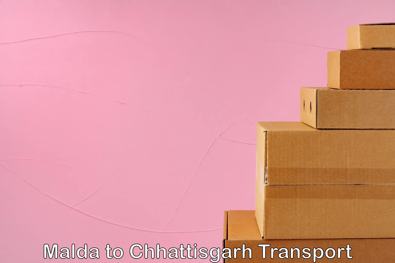 Domestic transport services Malda to Chhattisgarh