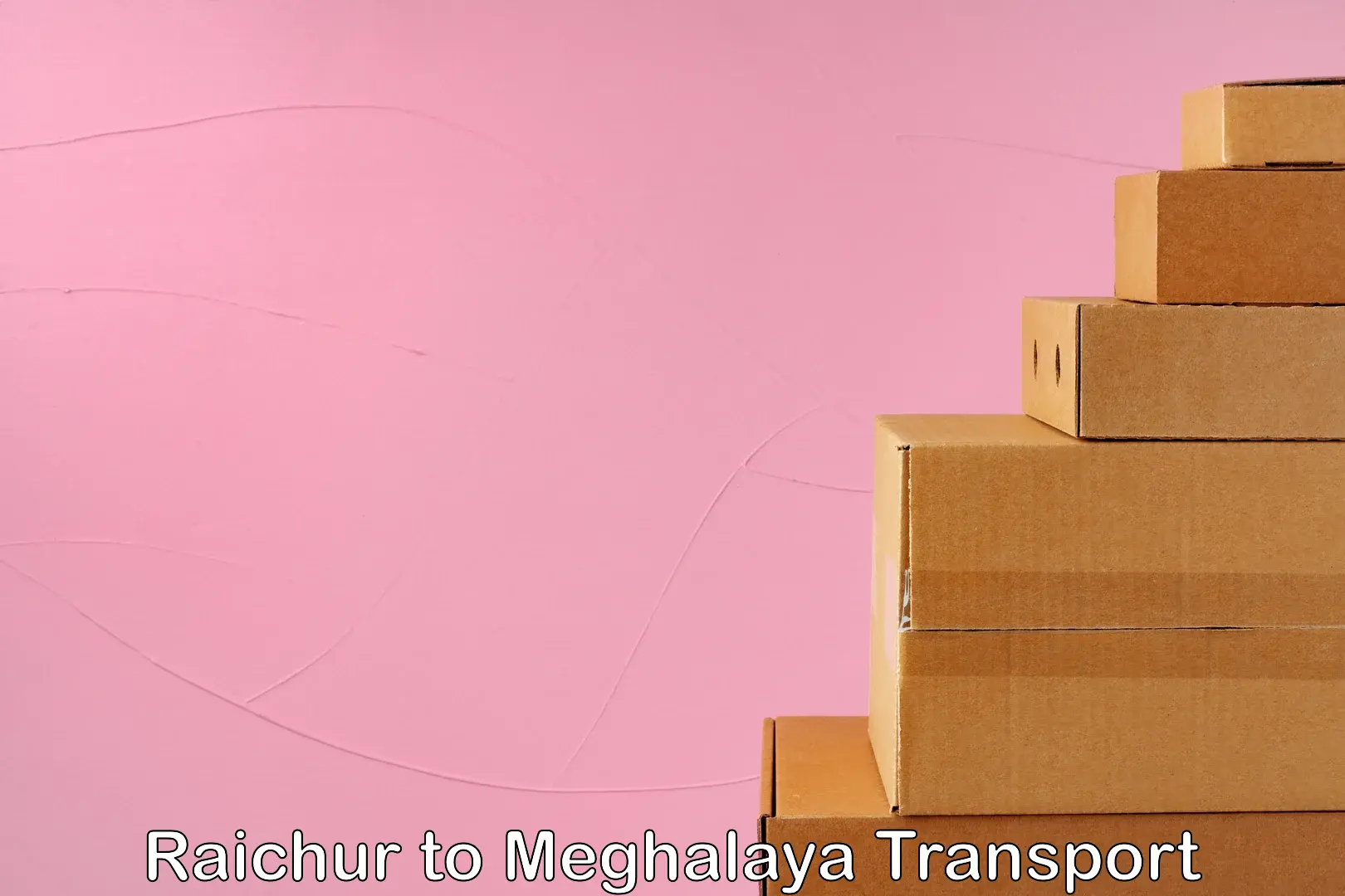 Shipping services Raichur to Nongstoin