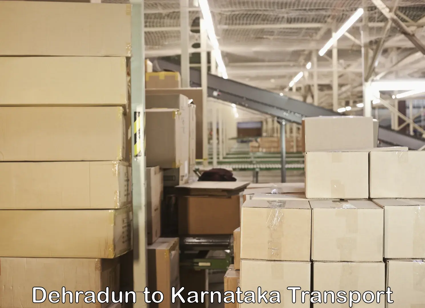 Container transportation services in Dehradun to Panja Dakshin Kannad
