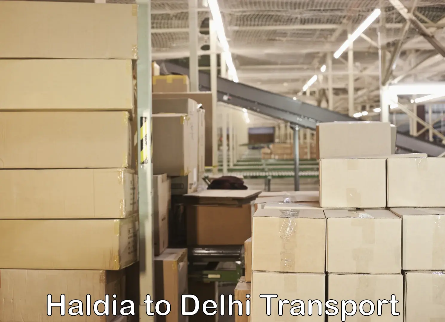 Truck transport companies in India Haldia to University of Delhi