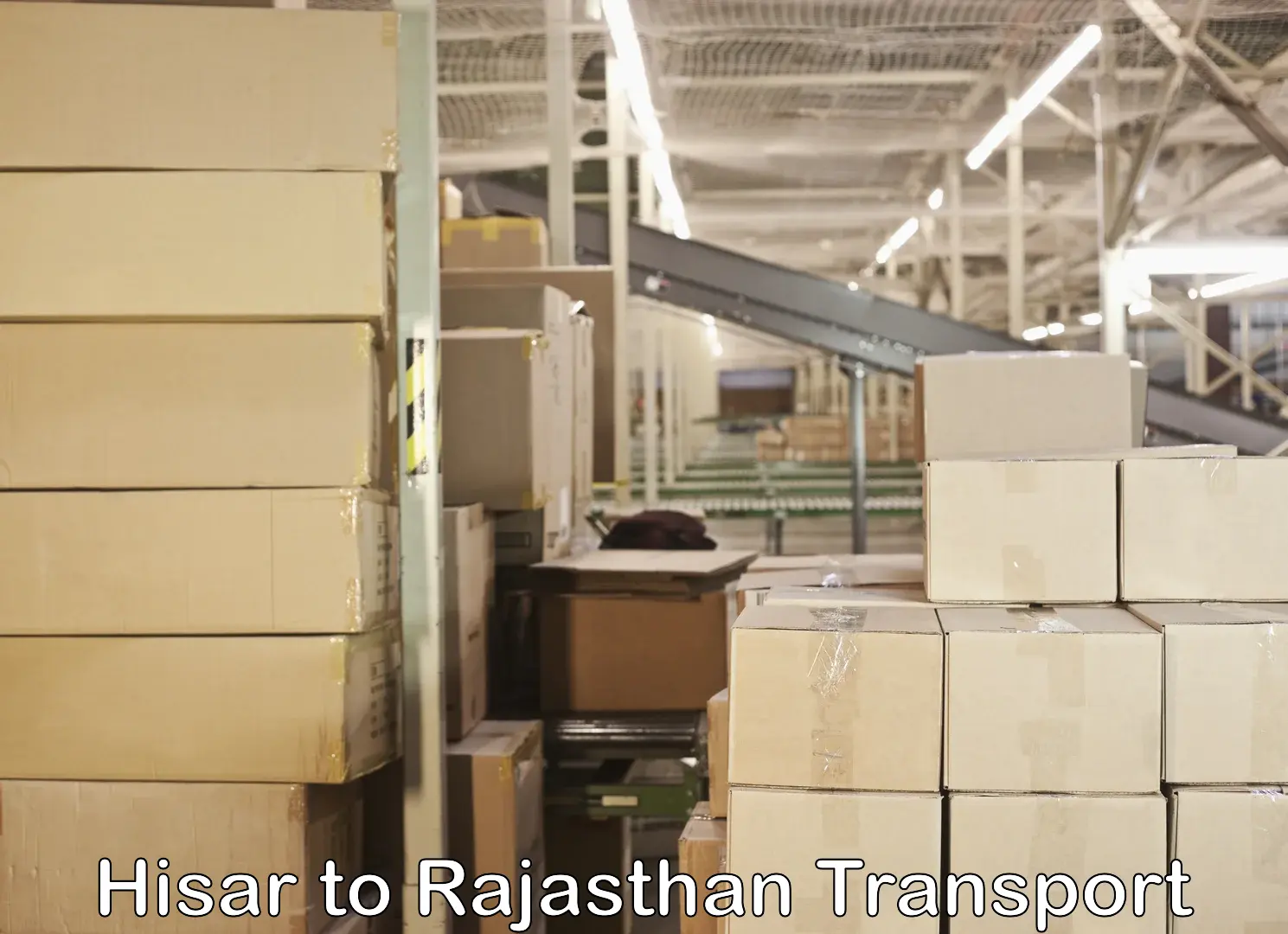 All India transport service Hisar to Rajasthan