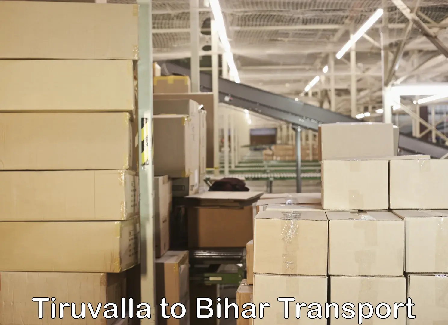Transport in sharing Tiruvalla to Bihar