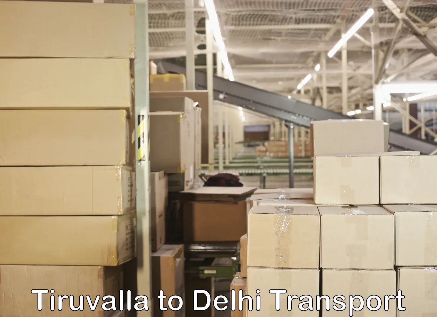 International cargo transportation services in Tiruvalla to Delhi